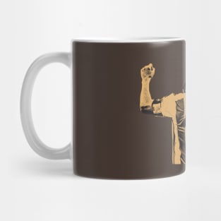 I will not retire messi Brown Mug